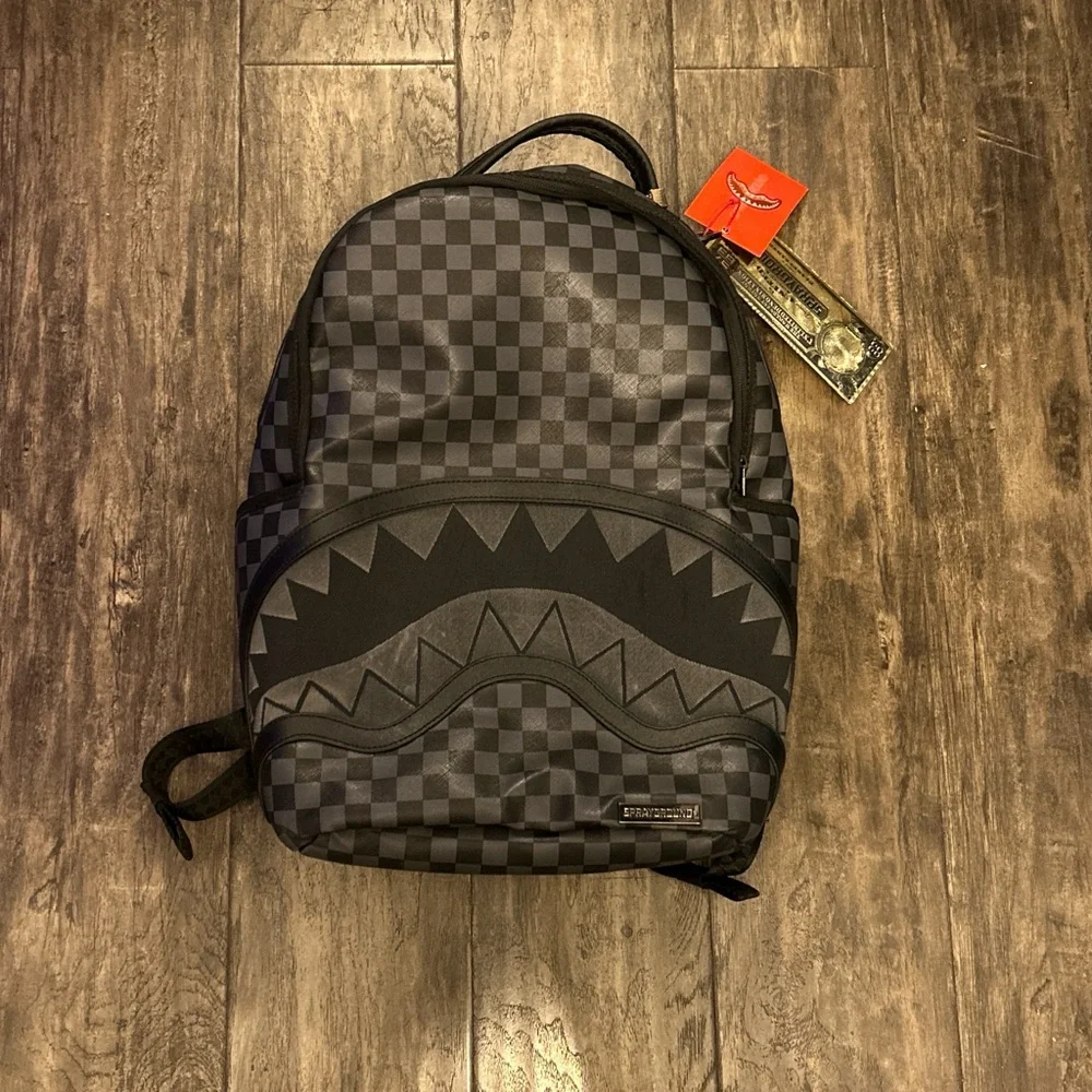Sprayground | Bags | Sprayground Black Checkered Backpack | Poshmark